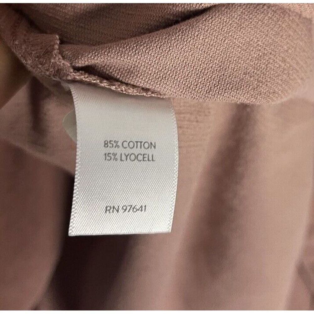 J Jill Corduroy Shirt Button Up Long Sleeve Cotton Pink Shirt size L - Picture 2 of 7